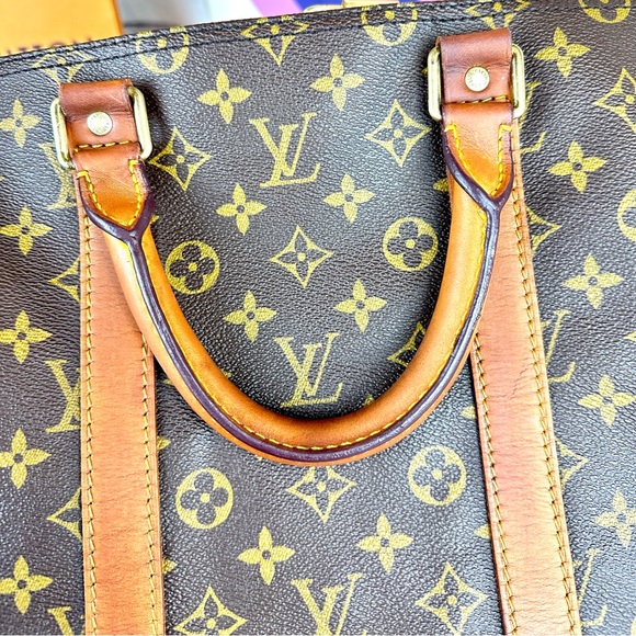 Louis Vuitton Keepall 55 Duffel Bag Travel Bag with lock key, tag poignet - Picture 10 of 16